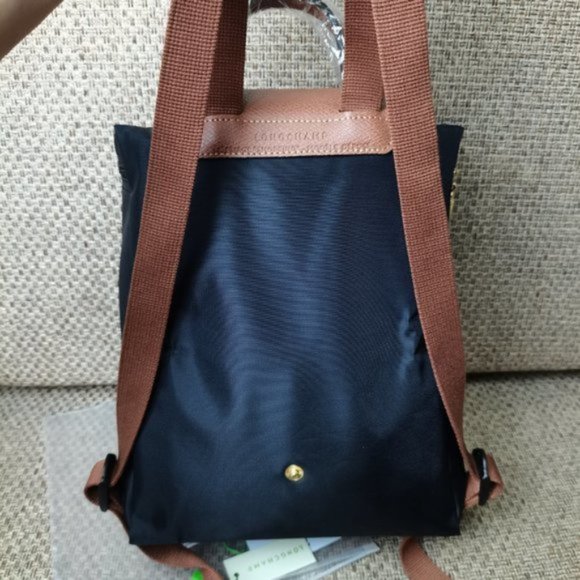 Longchamp Le Pliage Backpack Nylon Black - Picture 6 of 9